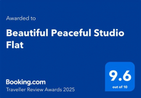 Beautiful Peaceful Studio Flat